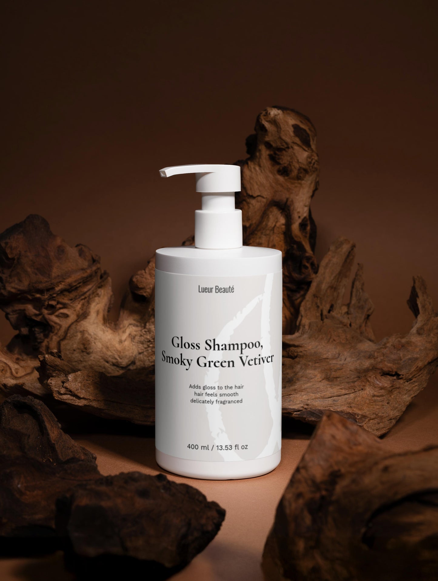 Glanz-Shampoo – Grüner Vetiver-Duft, sanfter Glanz & tägliche Pflege, 400 ml