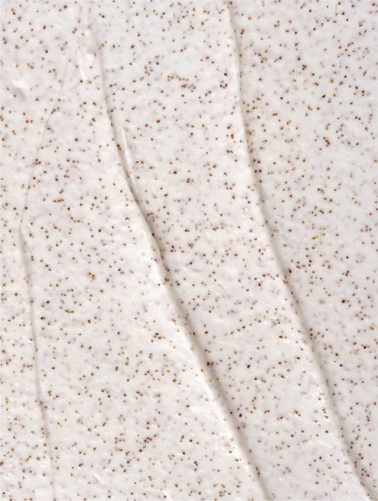 Deep cleanse scalp treatment texture showing exfoliating particles for removing buildup and impurities from scalp