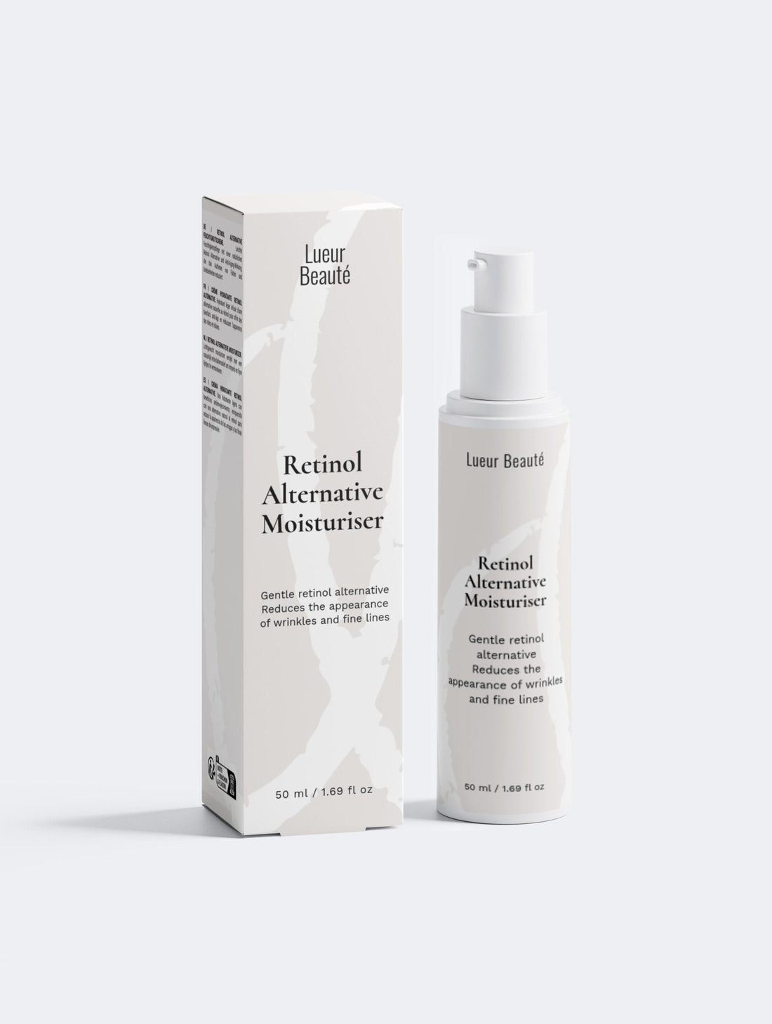 Lueur Beauté Retinol Alternative Moisturiser — natural anti-aging cream with Bidens Pilosa for sensitive skin