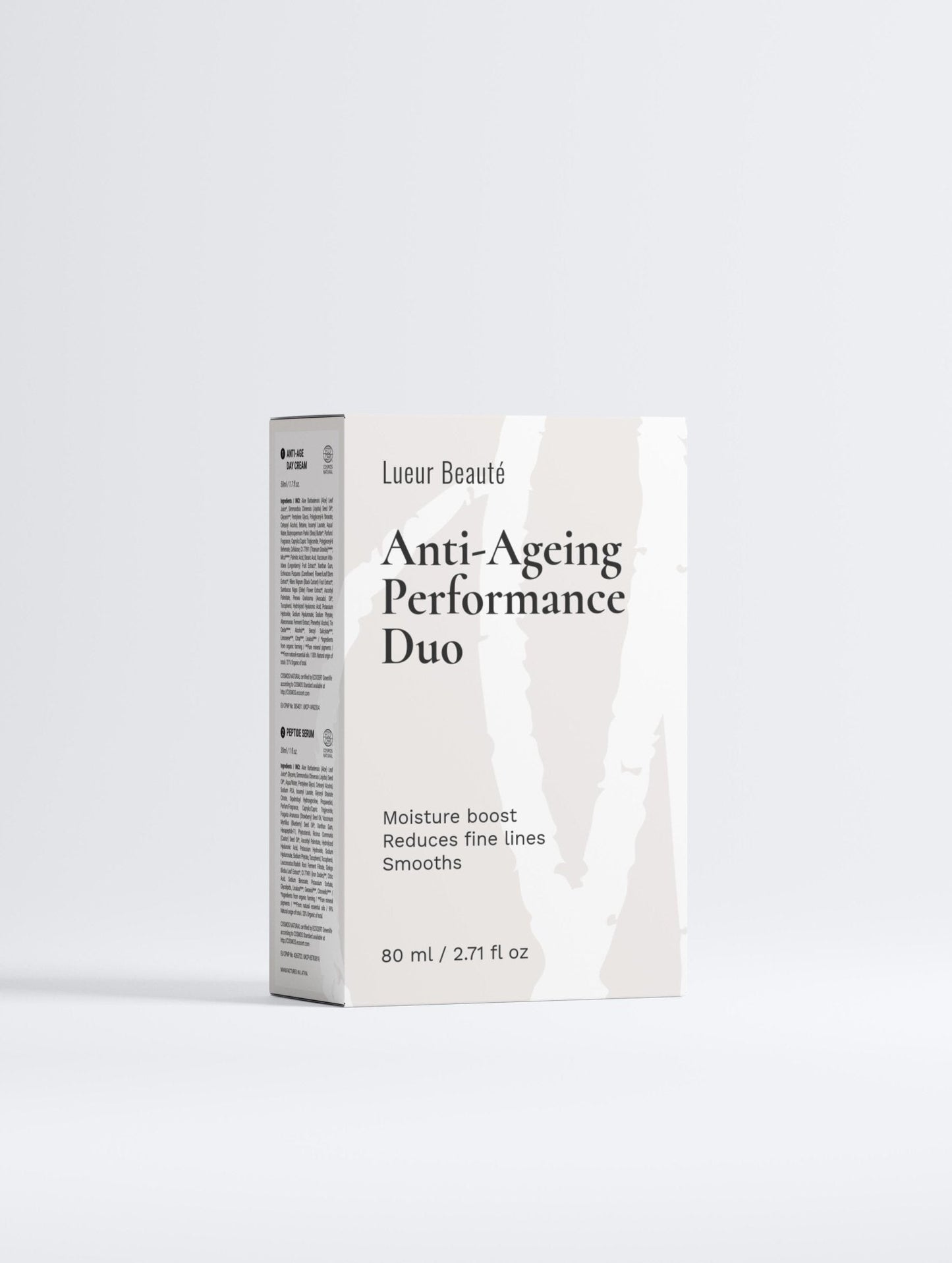 Anti - Aging Duo – Botox - Like Peptide Serum & Day Cream for Smooth, Firm Skin - Lueur Beauté Anti-Aging Duo