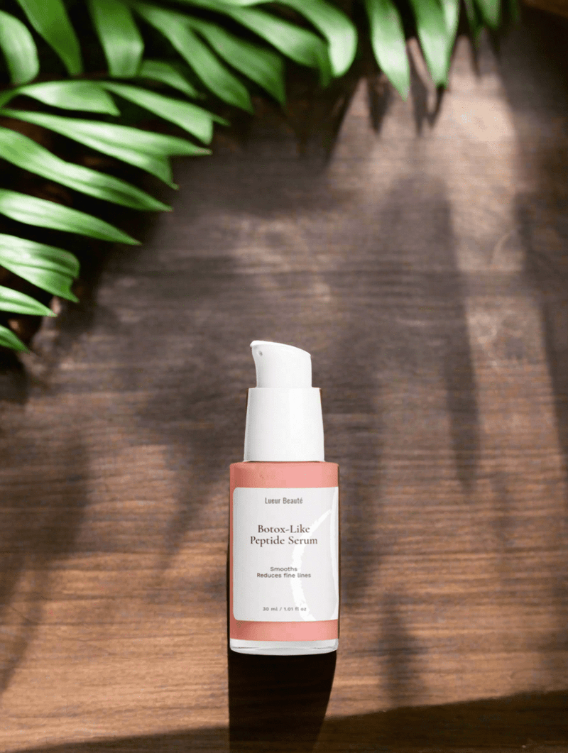 Anti - Aging Duo – Botox - Like Peptide Serum & Day Cream for Smooth, Firm Skin - Lueur Beauté