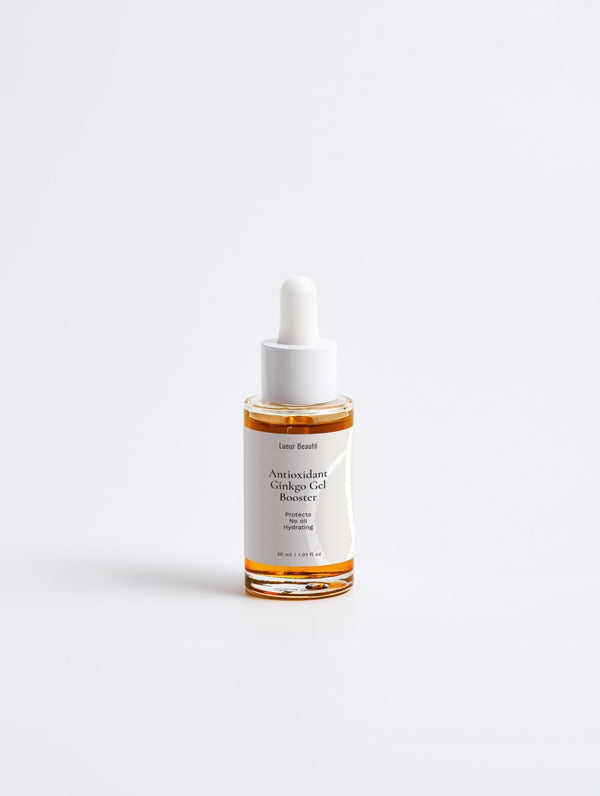 Antioxidant Gel Booster – With Ginkgo & Green Tea to Revitalize & Hydrate - Lueur Beauté