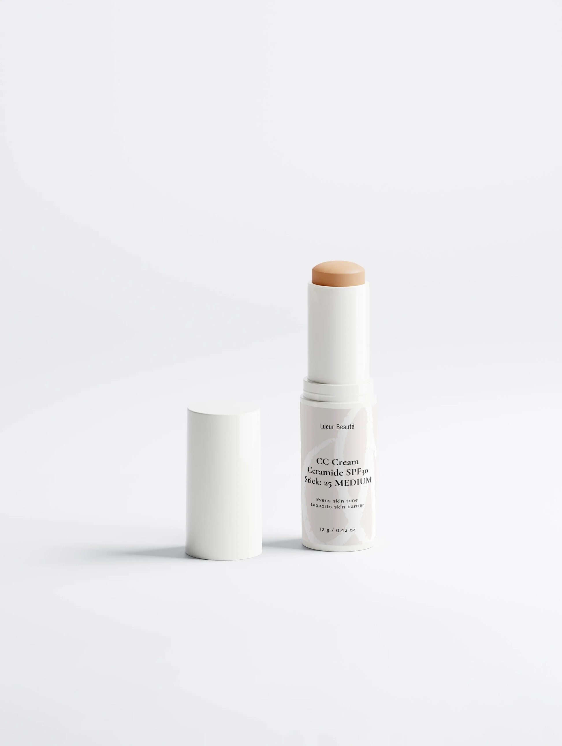 Open CC Cream Ceramide SPF30 Stick Medium with lightweight tinted mineral formula