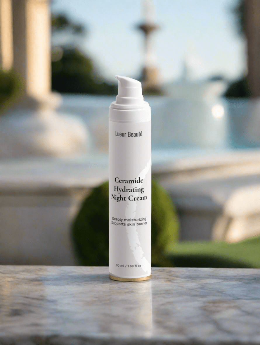 Ceramide Night Cream – Hydrating & Repairing Moisturizer for Overnight Care - Lueur Beauté