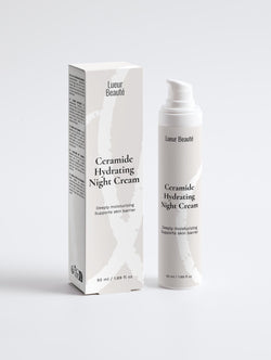 Ceramide Night Cream – Hydrating & Repairing Moisturizer for Overnight Care - Lueur Beauté
