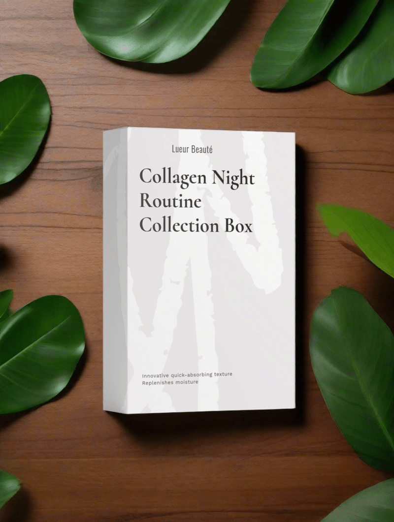 Collagen Night Routine Collection – Anti - Aging Skincare Set for Overnight Renewal - Lueur Beauté