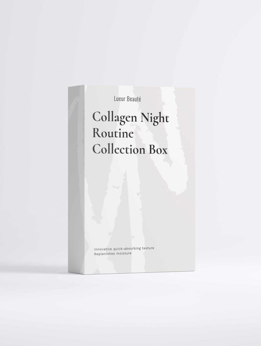 Collagen Night Routine Collection – Anti - Aging Skincare Set for Overnight Renewal - Lueur Beauté