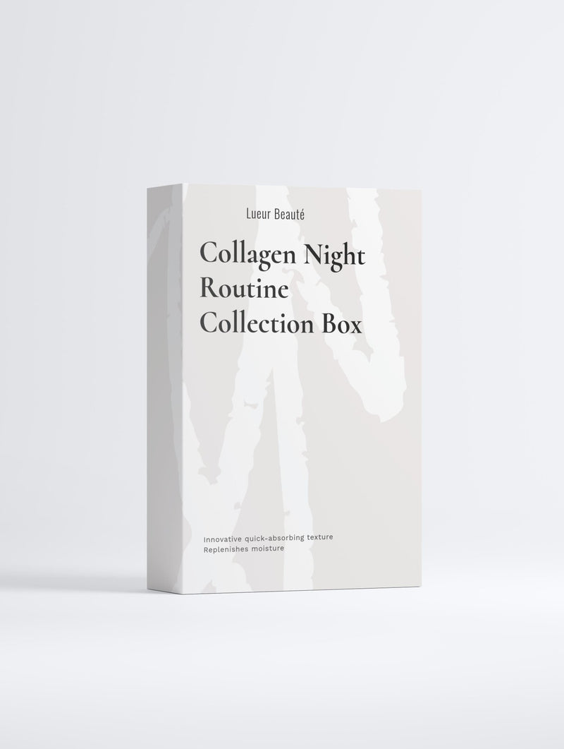 Collagen Night Routine Collection – Anti - Aging Skincare Set for Overnight Renewal - Lueur Beauté