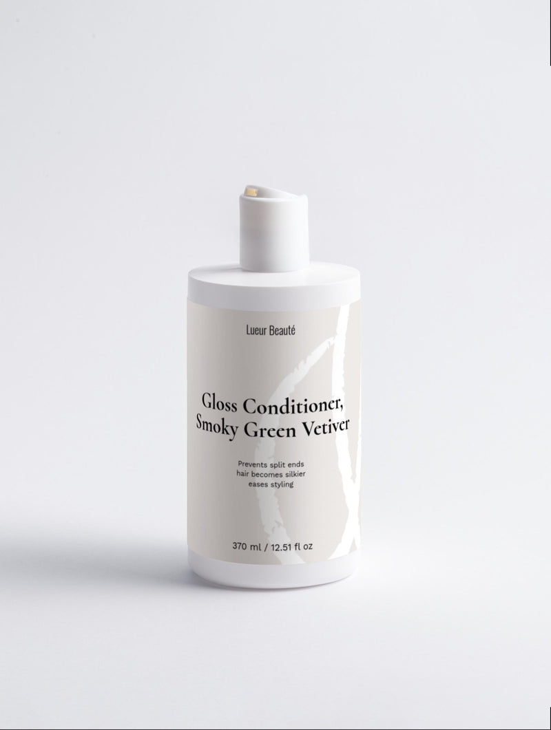 Gloss Conditioner – Smoky Green Vetiver, 370 ml - Lueur Beauté