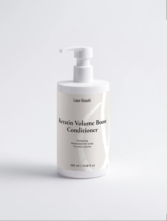 Lueur Beaute Keratin Volume Boost Conditioner volumizing keratin hair conditioner for fuller looking hair