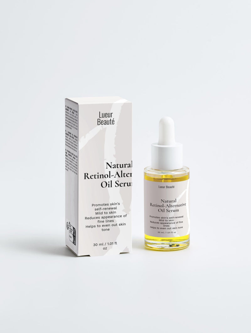 Natural Retinol Alternative – Oil - Based Anti - Aging Serum for Sensitive Skin - Lueur Beauté