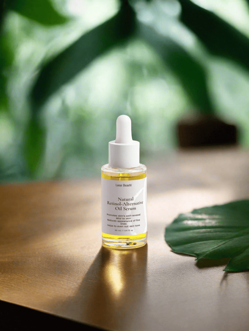Natural Retinol Alternative – Oil - Based Anti - Aging Serum for Sensitive Skin - Lueur Beauté