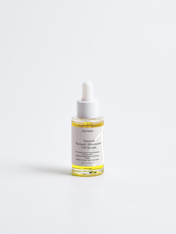 Natural Retinol Alternative – Oil - Based Anti - Aging Serum for Sensitive Skin - Lueur Beauté