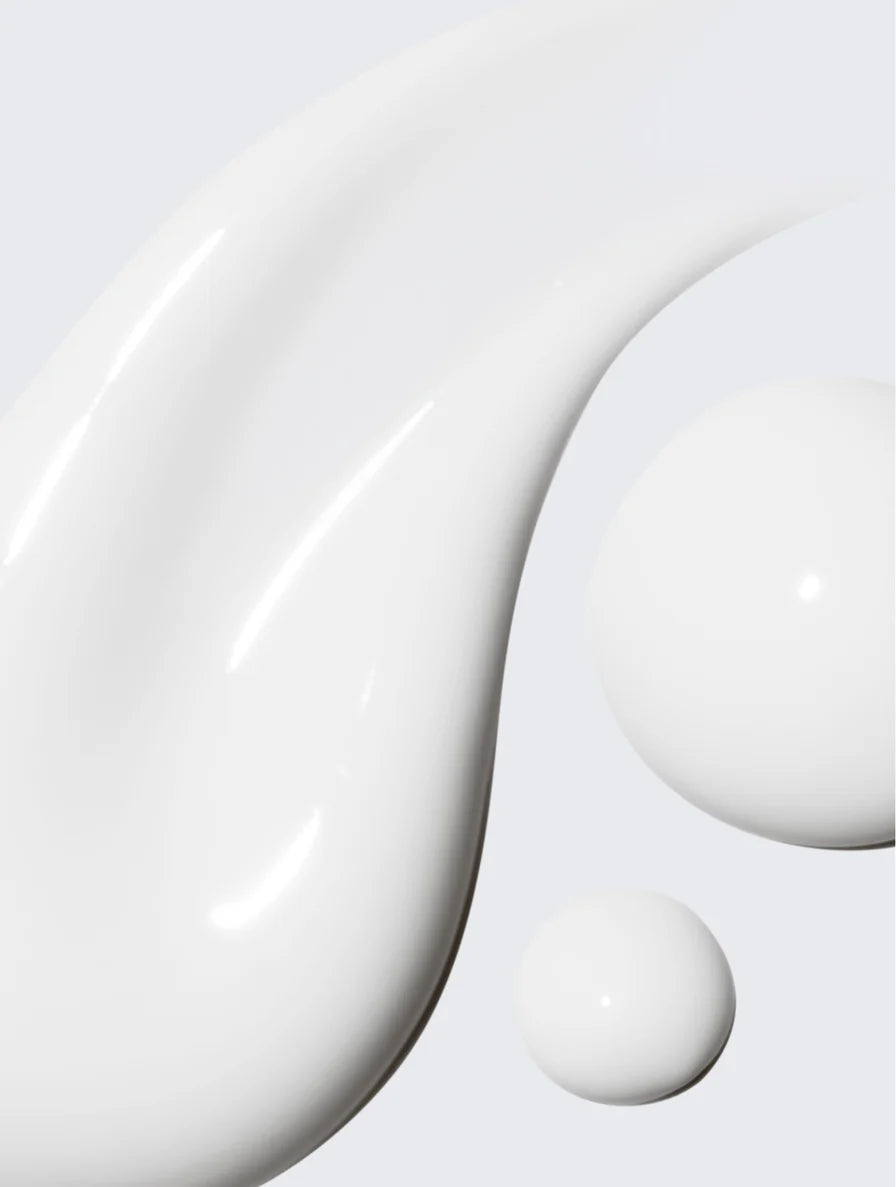 Close-up of hydrating overnight cream formula for sensitive skin showing smooth glossy texture