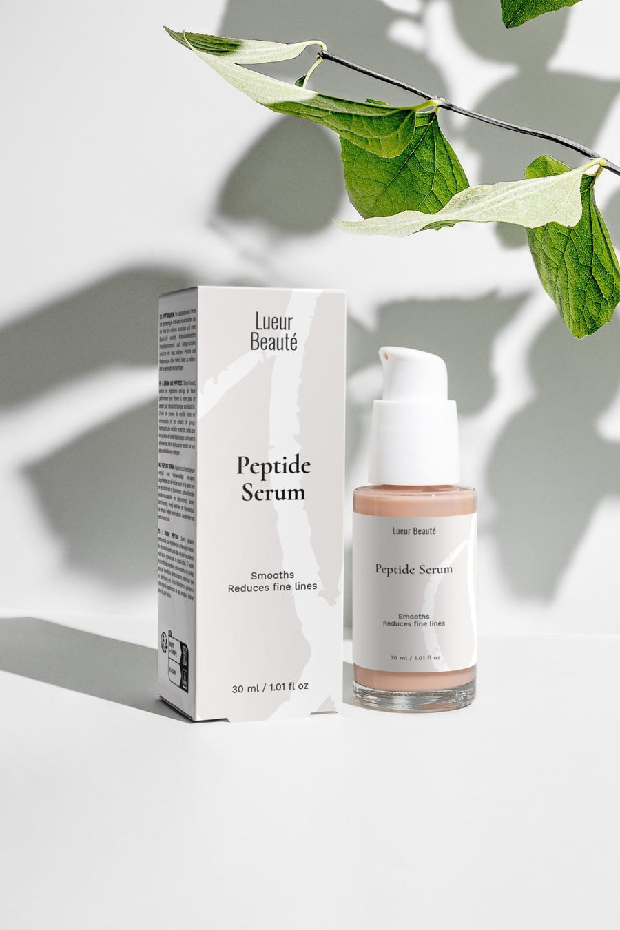 Peptide Serum – Anti - Aging & Hydrating Formula | Lueur Beauté - Lueur Beauté