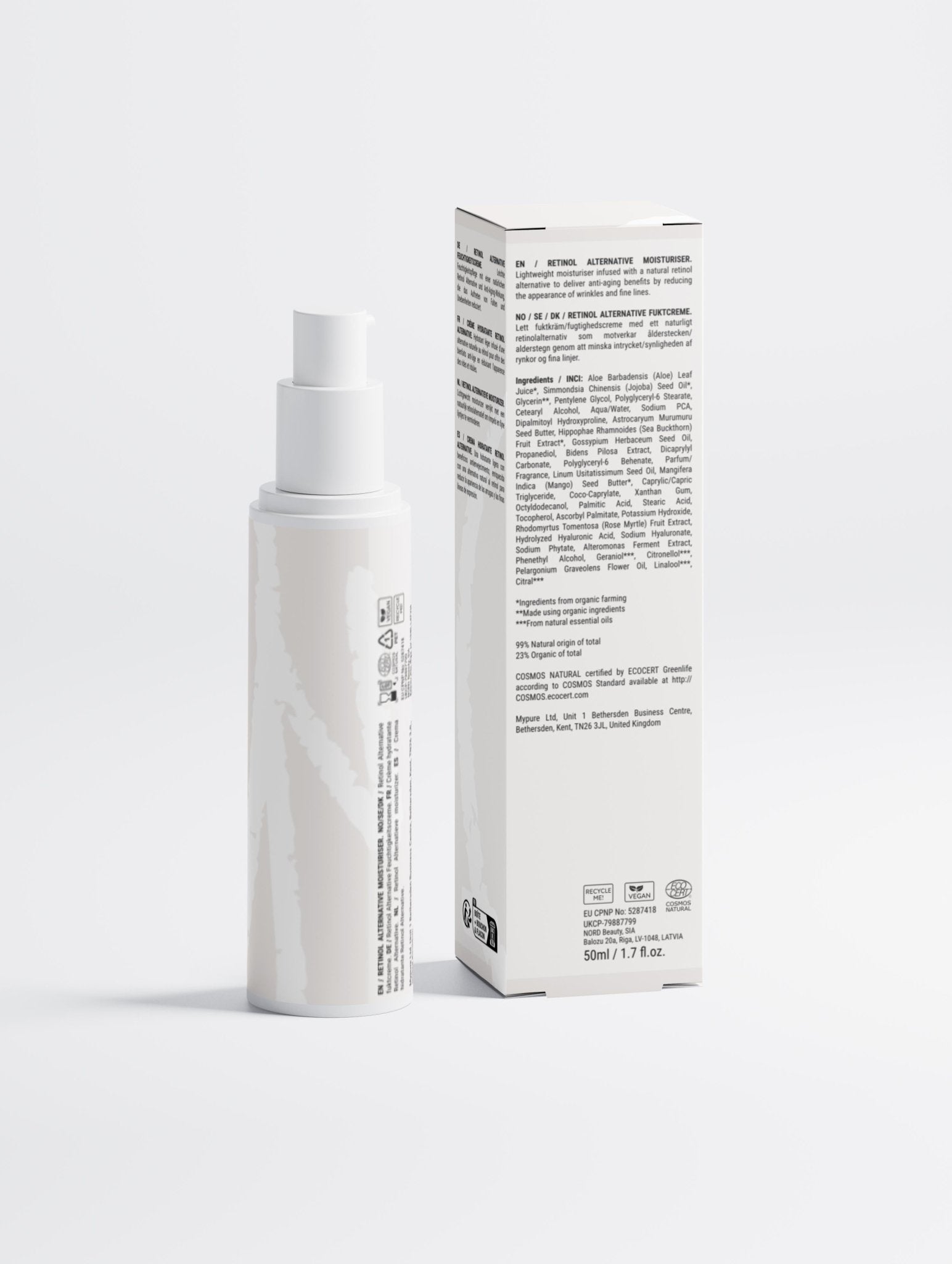 Retinol Alternative Moisturiser – Natural Anti - Aging Cream | Lueur Beauté - Lueur Beauté