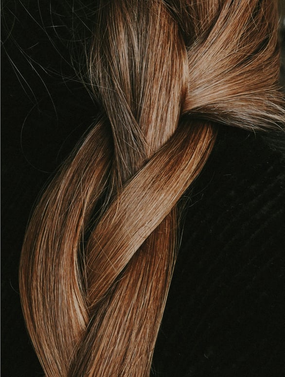 Strong and healthy looking hair inspired by rosemary hair oil treatment