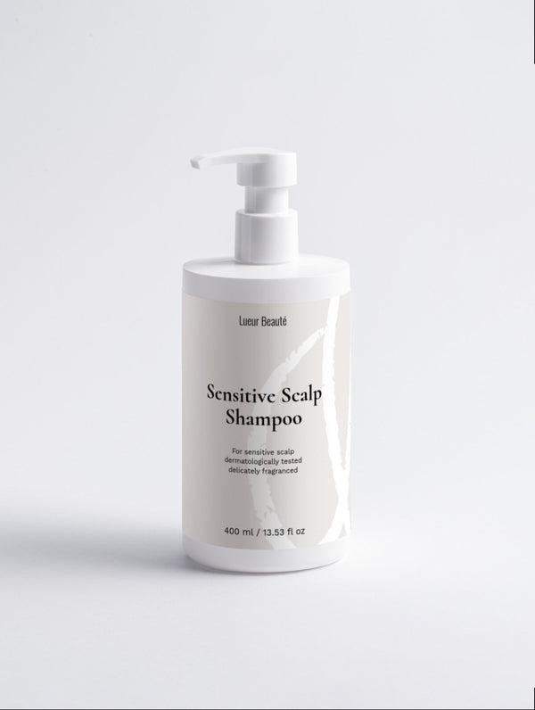 Sensitive Scalp Shampoo – Natural & Gentle Care, 400 ml - Lueur Beauté