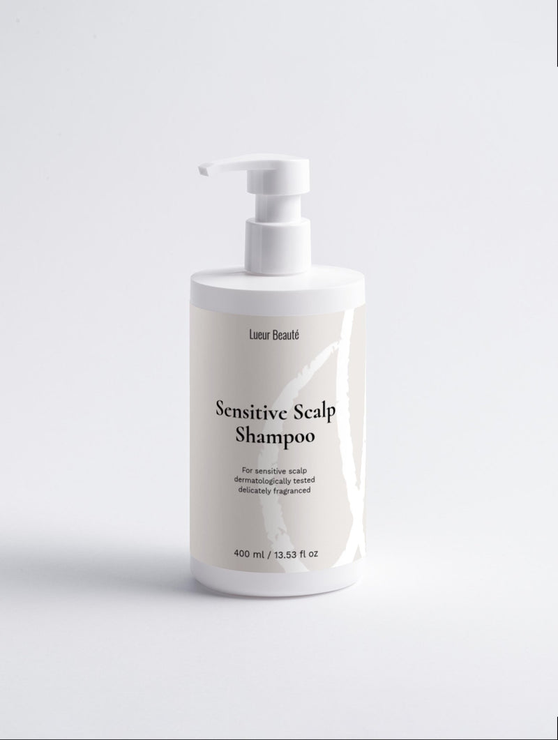 Sensitive Scalp Shampoo – Natural & Gentle Care, 400 ml - Lueur Beauté