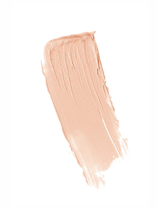 Sun protection SPF50 stick with tint texture showing sheer tinted coverage for natural looking skin
